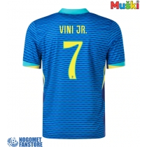 Brazil Vinicius Junior #7 Gostujuci Dres Copa America 2024 Kratak Rukav
